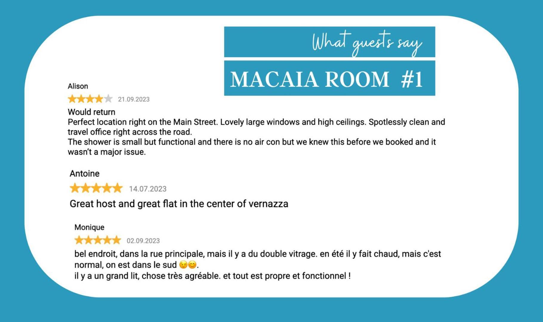 Macaia Room #1 With Ac Vernazza Exterior photo